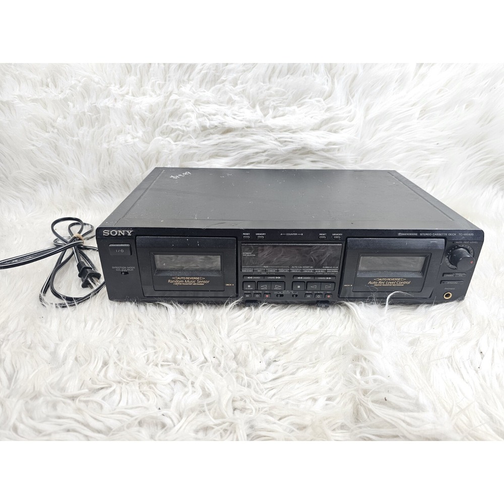 Sony Stereo Rare Cassette Deck TC-WE625 Dual Cassette, Auto Record